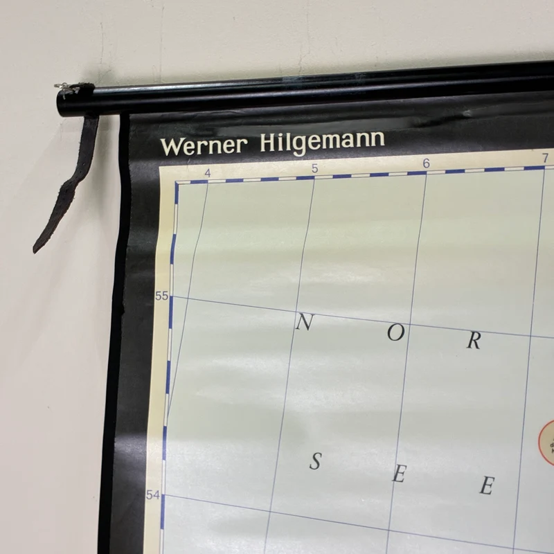 Vintage Schulkarte – Die Weimarer Republik – Geschichte Geografie Lehrtafel Justus Perthes Rollbild Gebraucht