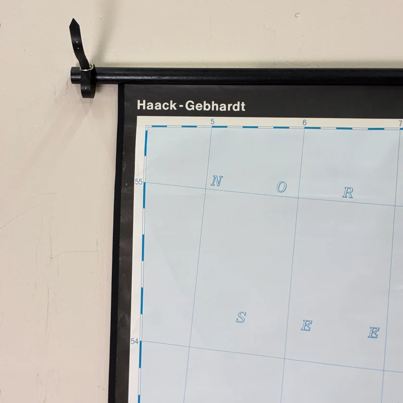 Vintage Schulkarte – Deutschland – Erdkunde Geografie Lehrtafel Justus Perthes Rollbild Gebraucht