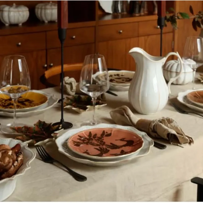 HALALI Vintage Herbstgeschirr | 4er-Set