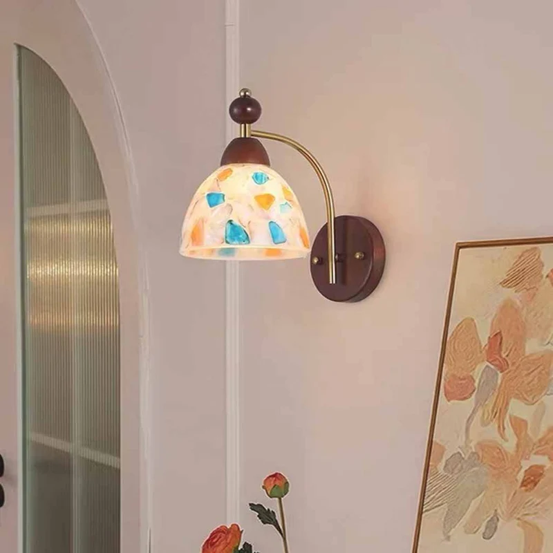 Decorative Glass Wall Lamp Seashell / Ice Crack