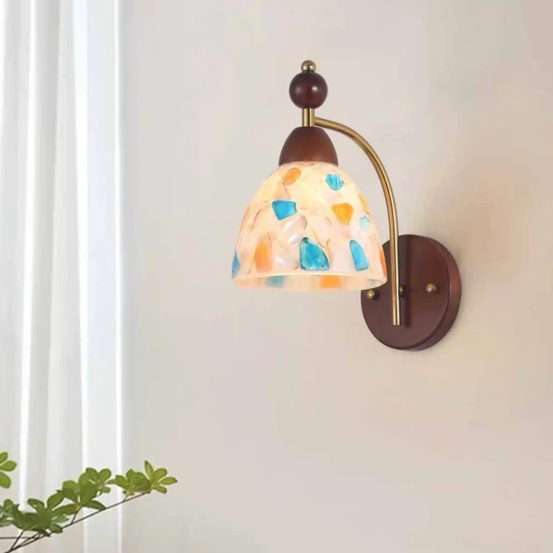 Decorative Glass Wall Lamp Seashell / Ice Crack