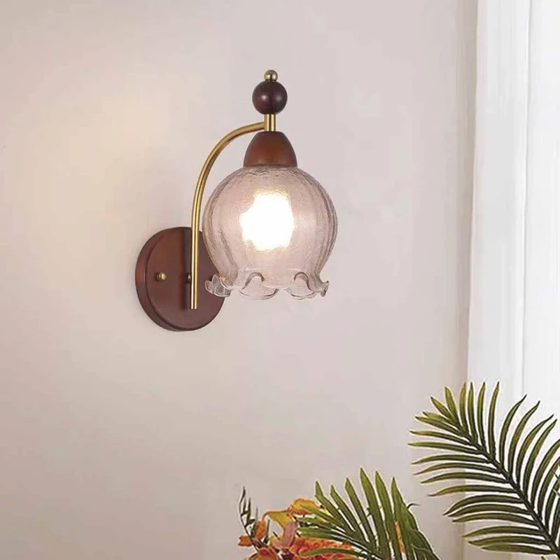 Decorative Glass Wall Lamp Seashell / Ice Crack
