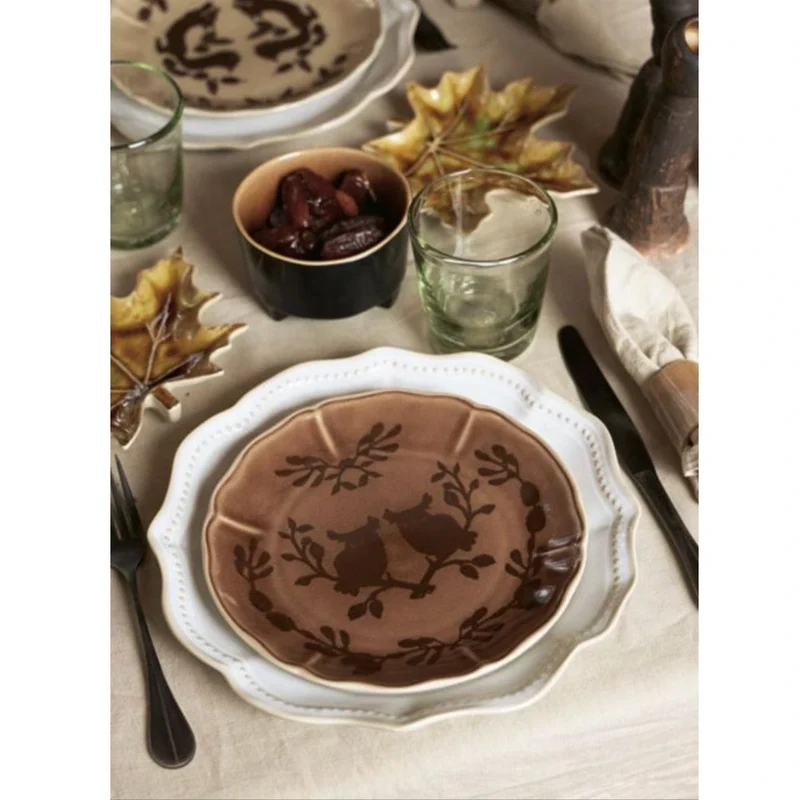 HALALI Vintage Herbstgeschirr | 4er-Set