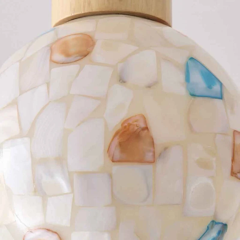 Seashell Ball Ceiling Light LED Semi-Flush Mount