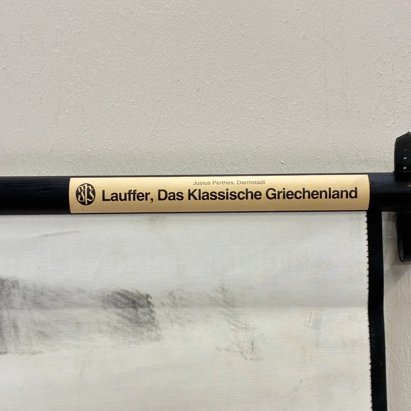 Vintage Schulkarte – Das klassische Griechenland – Erdkunde Geografie Lehrtafel Klett Perthes Rollbild Gebraucht