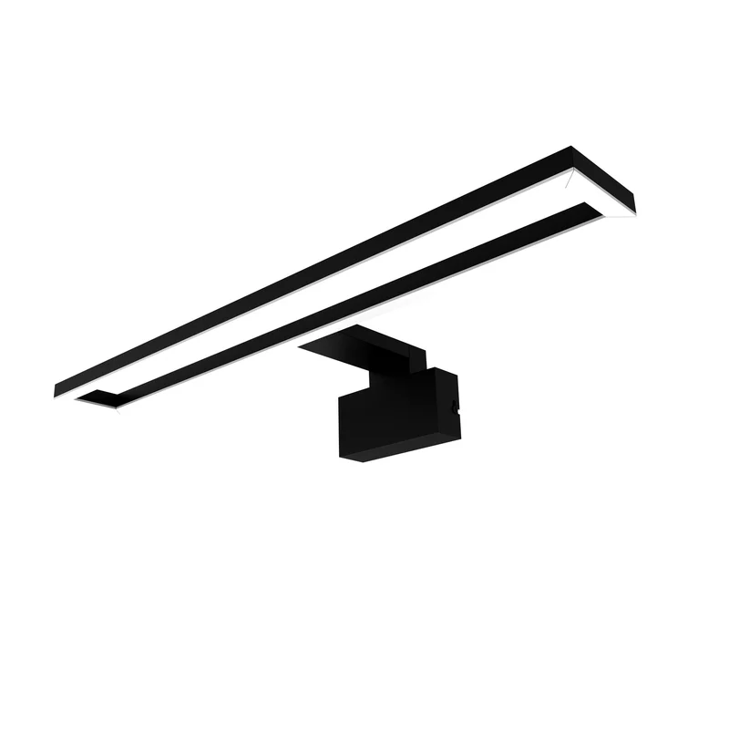 OSRAM LED-Badezimmerspiegelleuchte Orbis Saturn Schwarz, 4000 K, Kaltweiß, 600 lm, 10 W