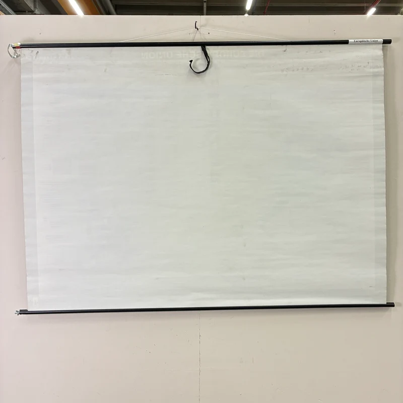 Vintage Schulkarte – Die Europäische Union – Politik Sozialkunde Lehrtafel Klett Perthes Rollbild Gebraucht