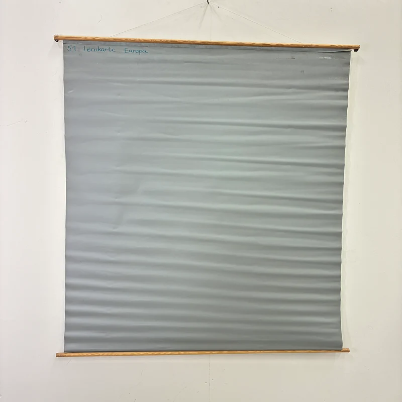 Vintage Schulkarte – Europa – Geografie Lehrtafel Spectra Rollbild Gebraucht