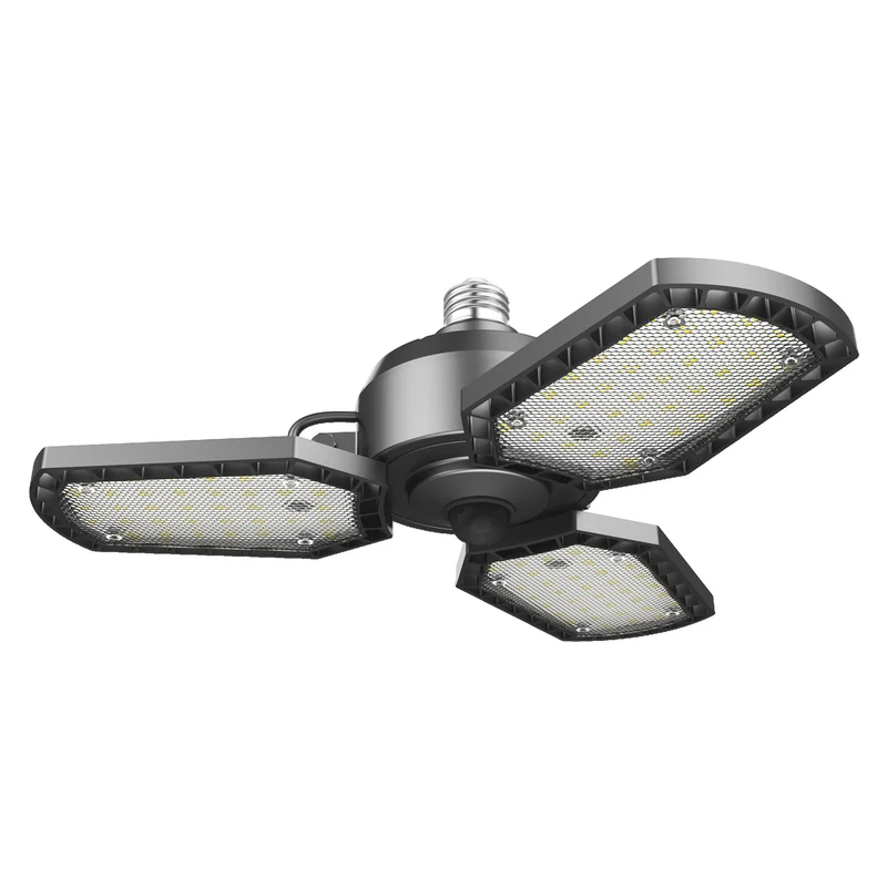 OSRAM Deckenleuchte mit Flügeln Highbay Blade Sensor Schwarz, 4000 K, 4300 lm, 40 W, 33,75 cm ⌀, Aluminium