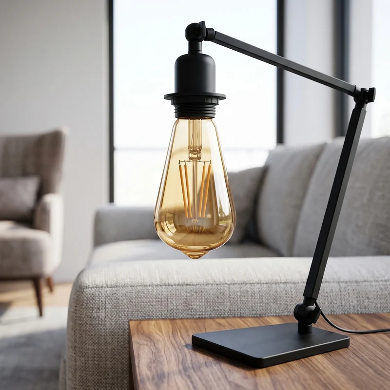 E27 LED Lampe Vintage Edison ST64 4W dimmbar ~1024