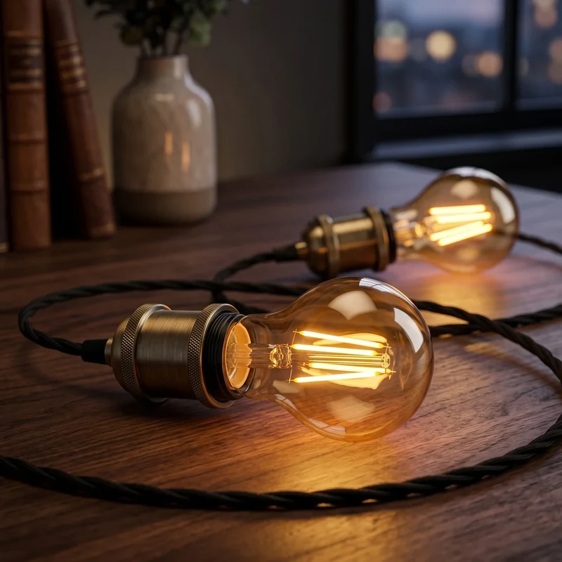 LED Dimmbar A60 E27 4W Edison Vintage Glühbirne 2700K ~3129