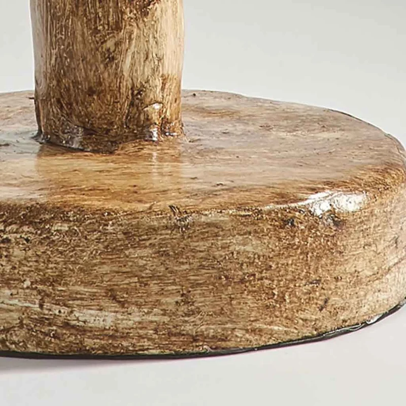 Tree Branch Table Lamp Glass Globe, Resin
