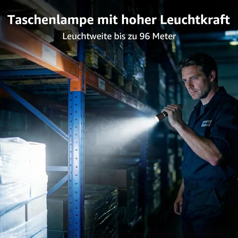 Lepro LED Taschenlampe Klein, Helle Stiftlampe mit Clip, 3 Modi Handlampe, IPX4 Wasserdicht, Robustes Aluminiumgeh?use f¨¹r Camping, Werkstatt, Wandern & Notf?lle, 4x AA Batterien Inklusive (2er-Pack)