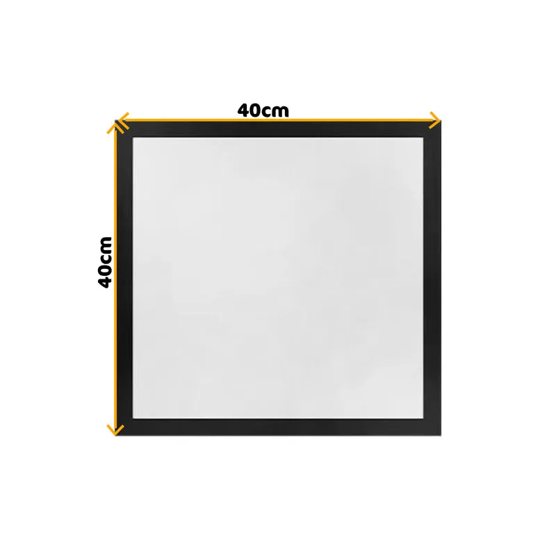 Aufbau-LED-Panel 40x40 cm | 36W | Schwarz | 4000K – Naturweiß