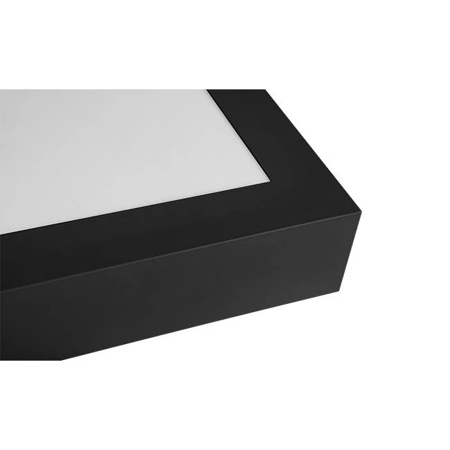 Aufbau-LED-Panel 40x40 cm | 36W | Schwarz | 4000K – Naturweiß