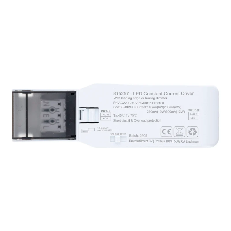 LED-Einbauleuchte | ESPA | Ø 120 mm | 6 W/8 W/10 W/12 W (Schalter) | Weiß | Farbtemperaturschalter | Dimmbar