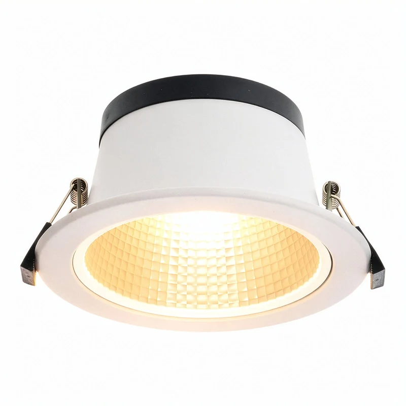 LED-Einbauleuchte | ESPA | Ø 120 mm | 6 W/8 W/10 W/12 W (Schalter) | Weiß | Farbtemperaturschalter | Dimmbar