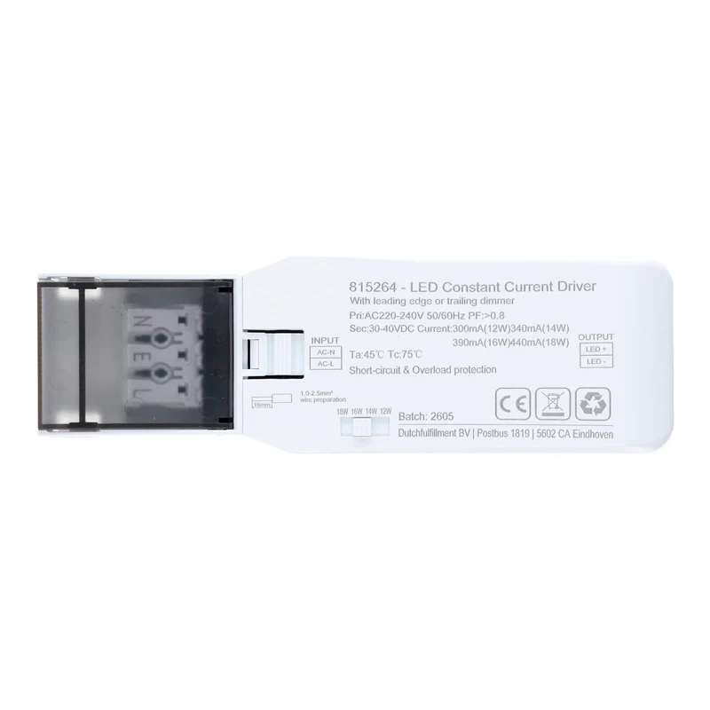 LED-Einbauleuchte | ESPA | Ø 145 mm | 12 W/14 W/16 W/18 W (Schalter) | Weiß | Farbtemperaturschalter | Dimmbar