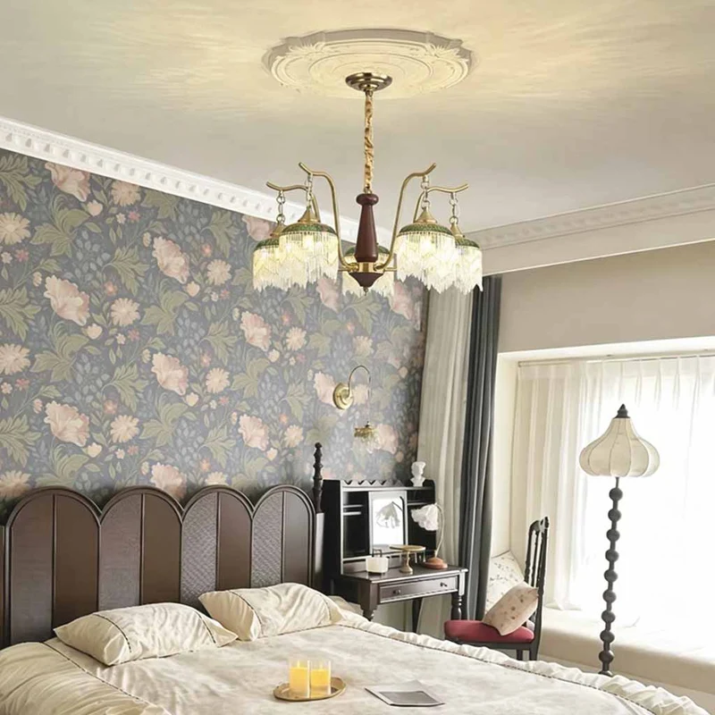 Tassel Chandelier French Branch Multi-Light