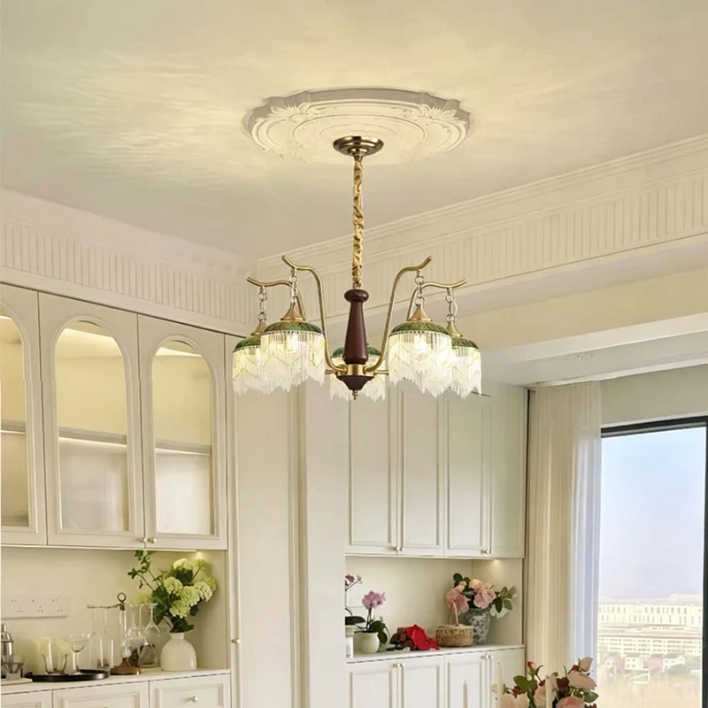Tassel Chandelier French Branch Multi-Light
