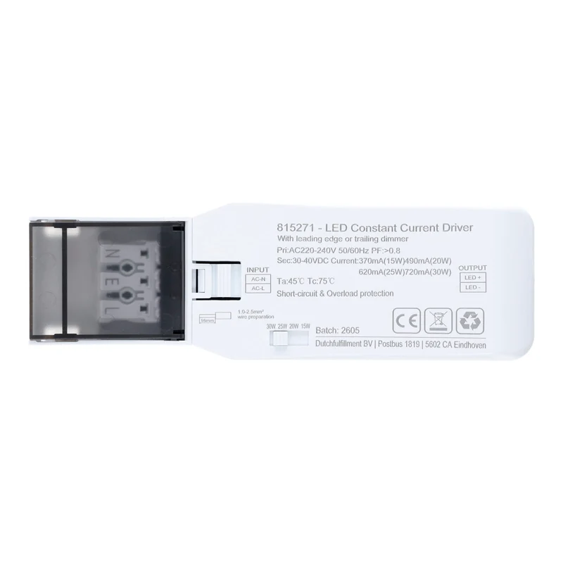 LED-Einbauleuchte | ESPA | Ø 195 mm | 15 W/20 W/25 W/30 W (Schalter) | Weiß | Farbtemperaturschalter | Dimmbar
