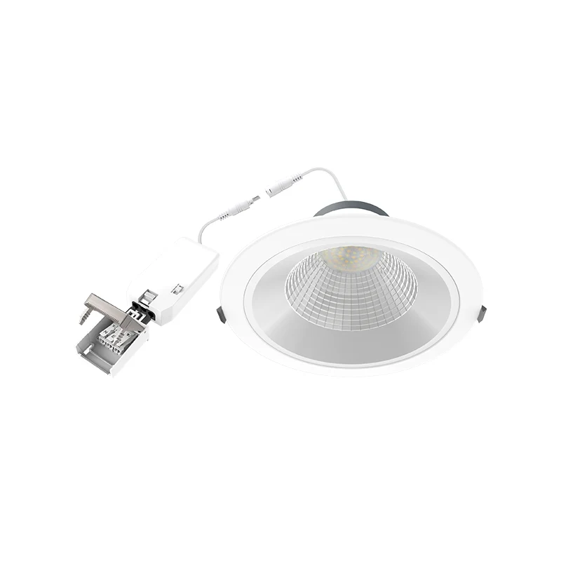 LED-Einbauleuchte | ESPA | Ø 195 mm | 15 W/20 W/25 W/30 W (Schalter) | Weiß | Farbtemperaturschalter | Dimmbar