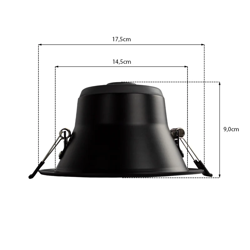 LED-Einbaustrahler | Dimmbar | 12W | Ø120 | CCT – Farbwechsel