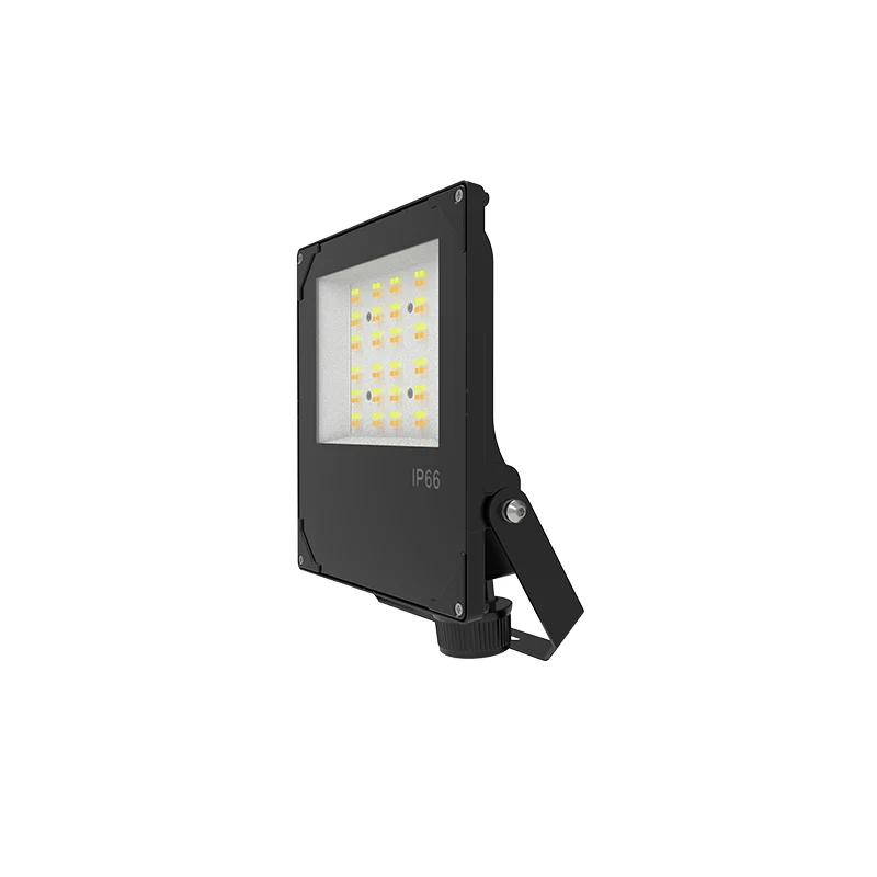 LED Baustrahler | 30/40/50W Switch | 7.000 lm | 3000K/4000K/5700K CC-Switch | IP66 | Neigbar | Schwarz | Aurus