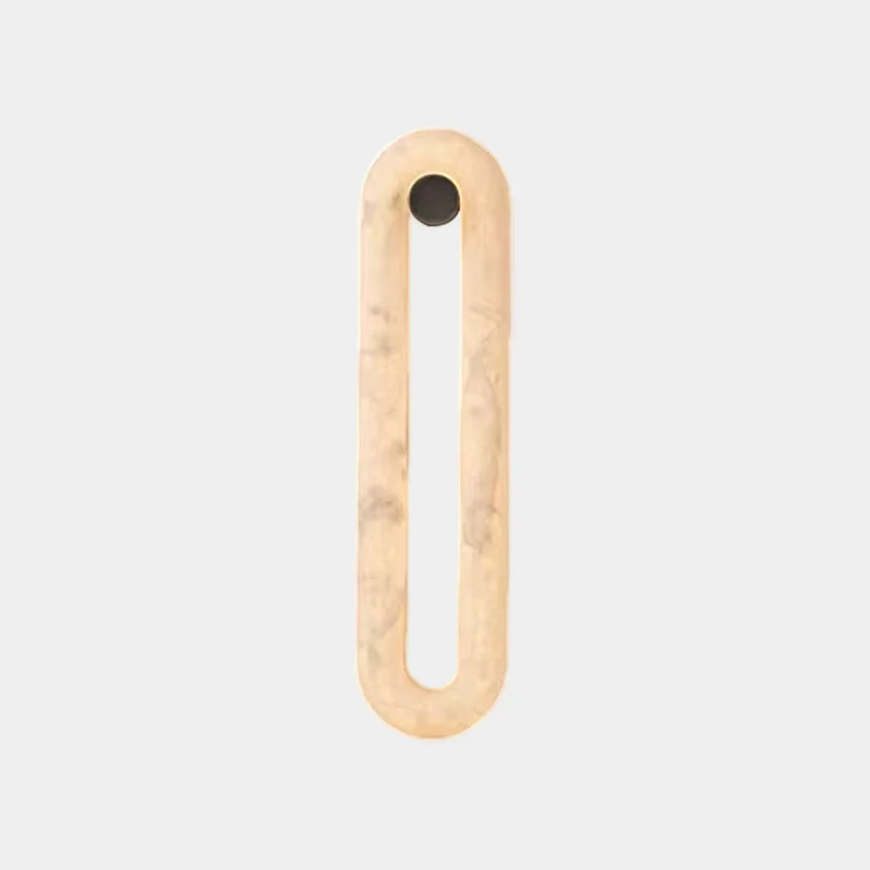Oval Wall Sconce Light Minimalist Alabaster LED