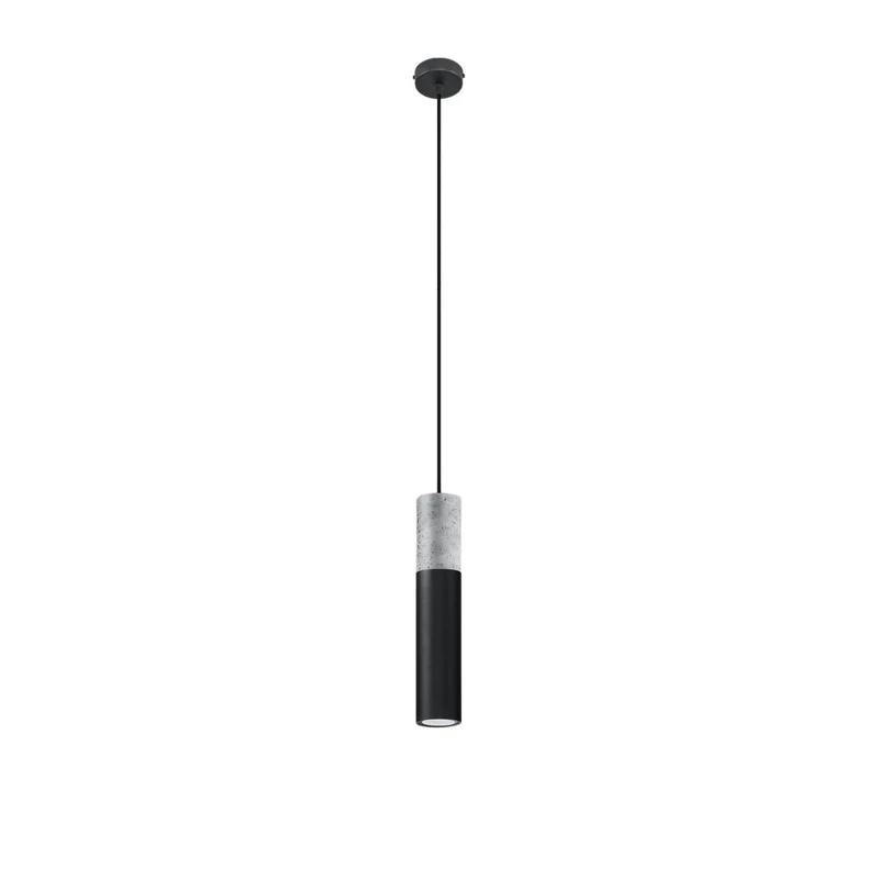 Industrial Design Pendelleuchte Beton & Holz – Orphéla
