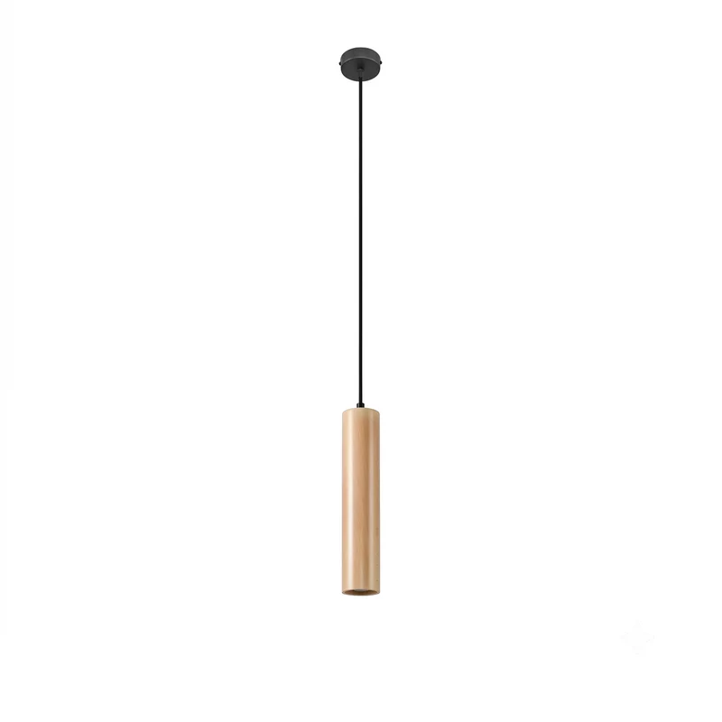 Industrial Design Pendelleuchte Beton & Holz – Orphéla