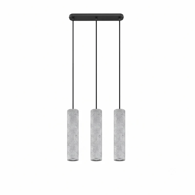 3-flammige Hängeleuchte industriell & Holz – Nivara