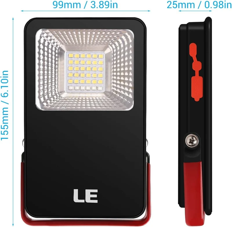 LE LED Campinglampe, Superhell 700 Lumen Wiederaufladbare Suchscheinwerfer mit 5400mAh Powerbank, Magnete & Haken, Dimmbar Notfallleuchte mit 3 Lichtmodi f¨¹r Stromausf?llen, Wandern, Zelt, usw.