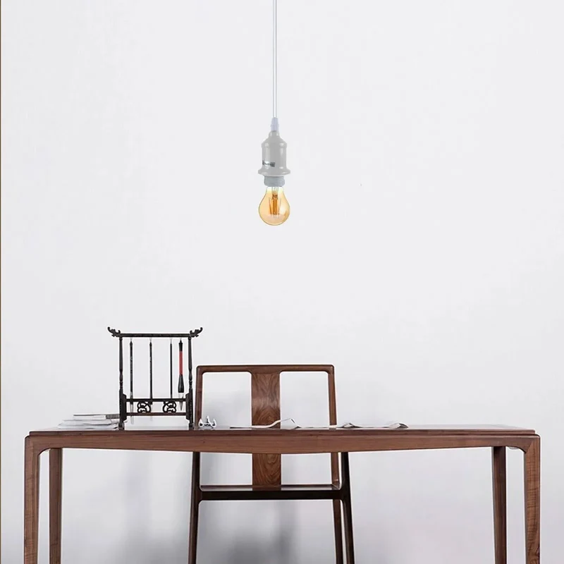 Höhenverstellbare E27 Pendelleuchte | Geborgenheit Retro Kabelpendel - 95cm ~4114