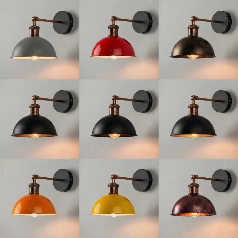 Wandlampe Vintage 180° verstellbar | E27 Wandleuchte ~4020