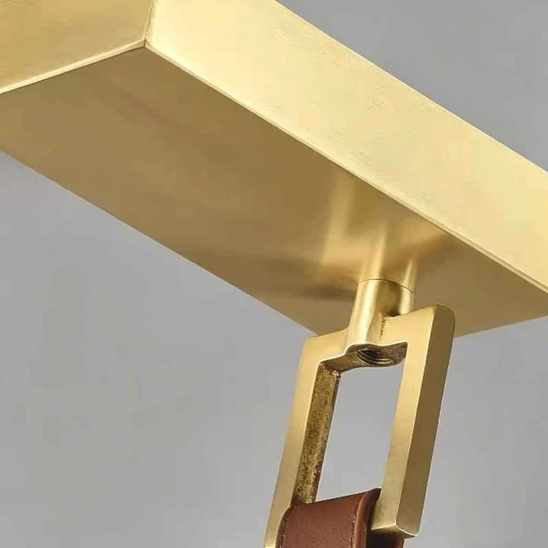 Linear Pendant Light Belt Alabaster LED Dimmable