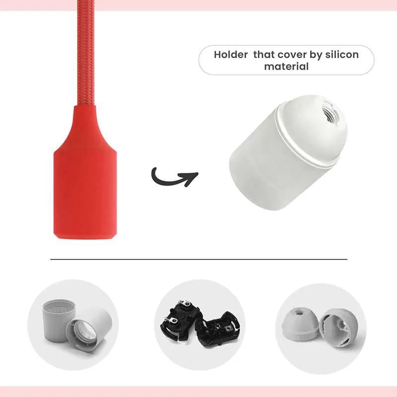 9-flammige Affenschaukel Pendelleuchte mehrfarbige | Kreative E27 Deko-Leuchte ~4120
