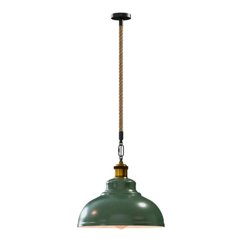 Gutsherrenleuchte Seil – Vintage Industrie Hängelampe Esstisch | Ø29cm | E27 ~4133