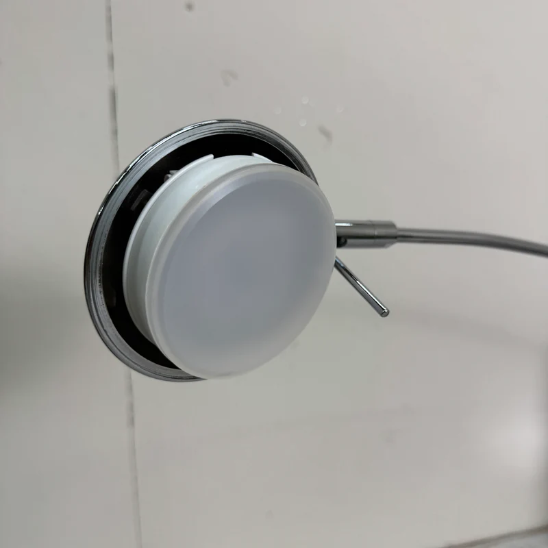 Designer Tischleuchte Chrom Flexarm Schreibtischlampe Lampe Gebraucht