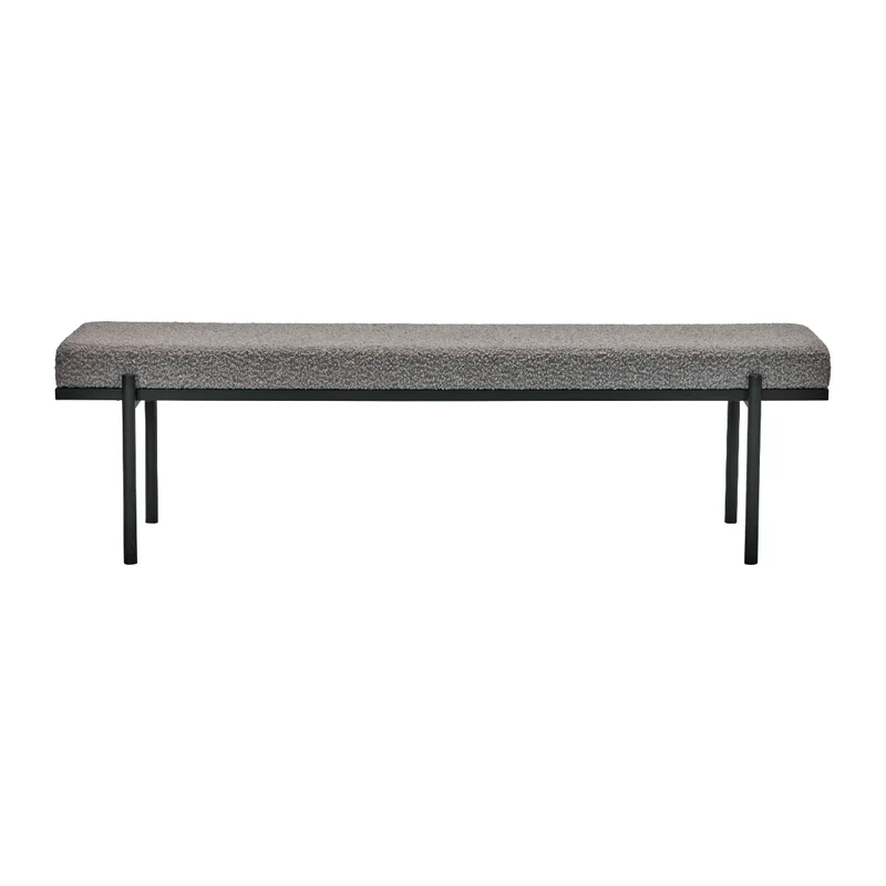Sitzbank Lao Braun Bouclé 160 cm