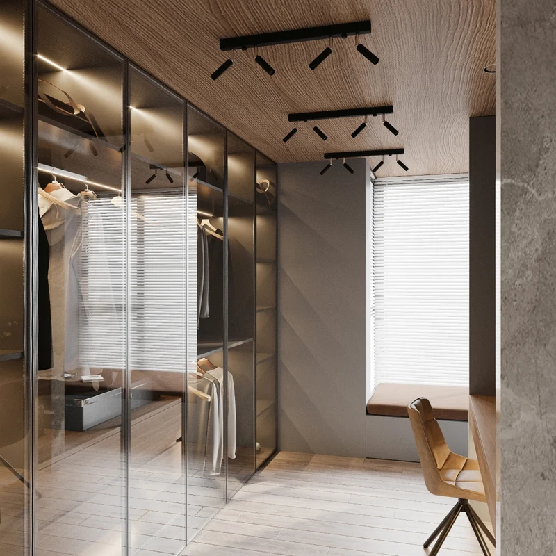 Deckenleuchte Spots Schwarz Industriedesign – Nerion