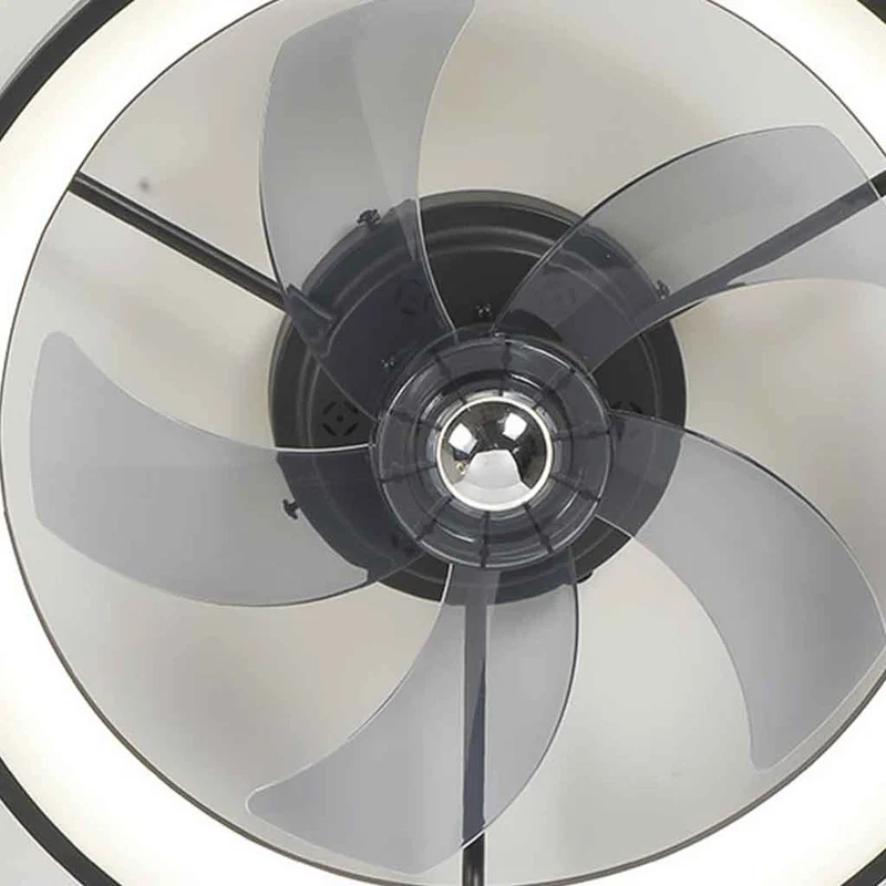 Circular Ceiling Fan Light LED Flush Mount, 3 Colors