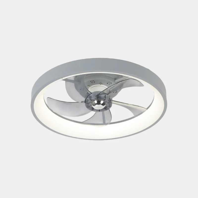 Circular Ceiling Fan Light LED Flush Mount, 3 Colors