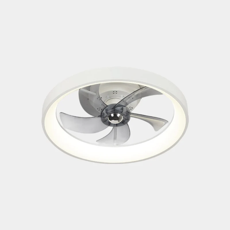 Circular Ceiling Fan Light LED Flush Mount, 3 Colors