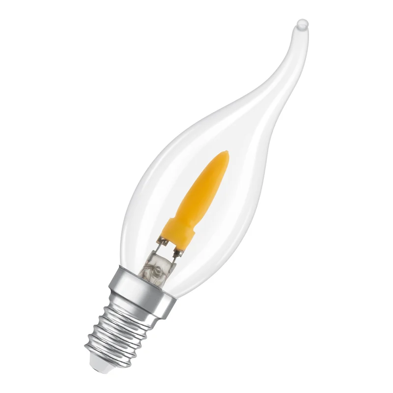 OSRAM LED Leuchte Flame, Flammeneffekt, 1W, 1800K, Warmweiß, E14