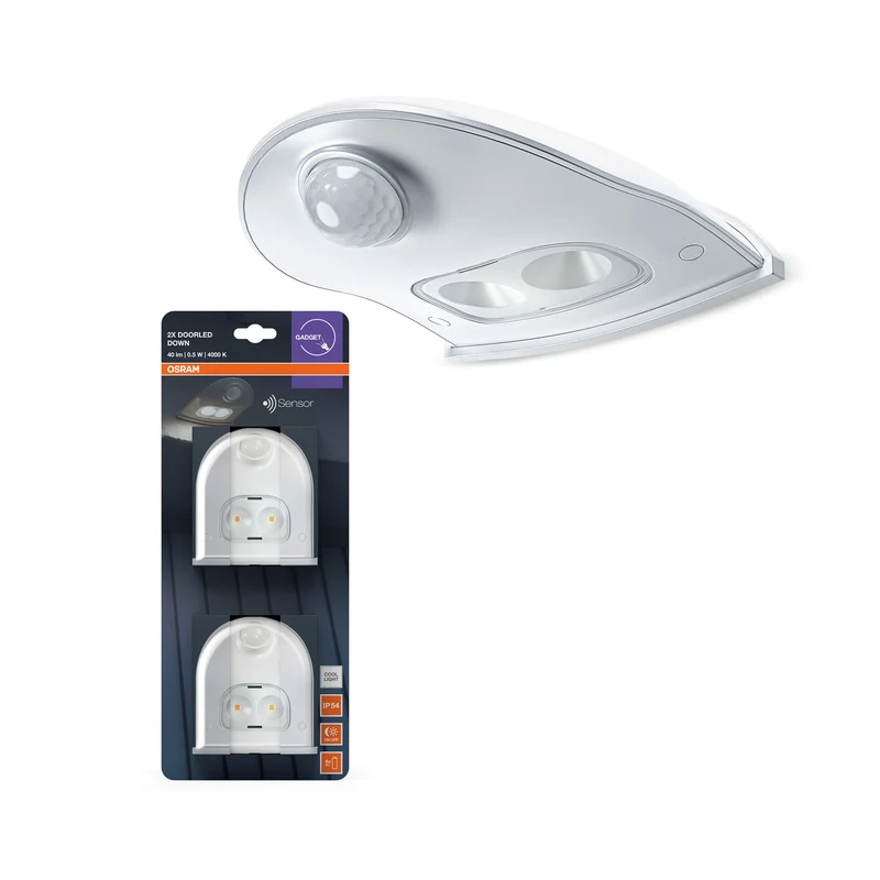 OSRAM DOOR LED DOWN Türlicht, 0.95W, 4000K, Kaltweiß, Weiß