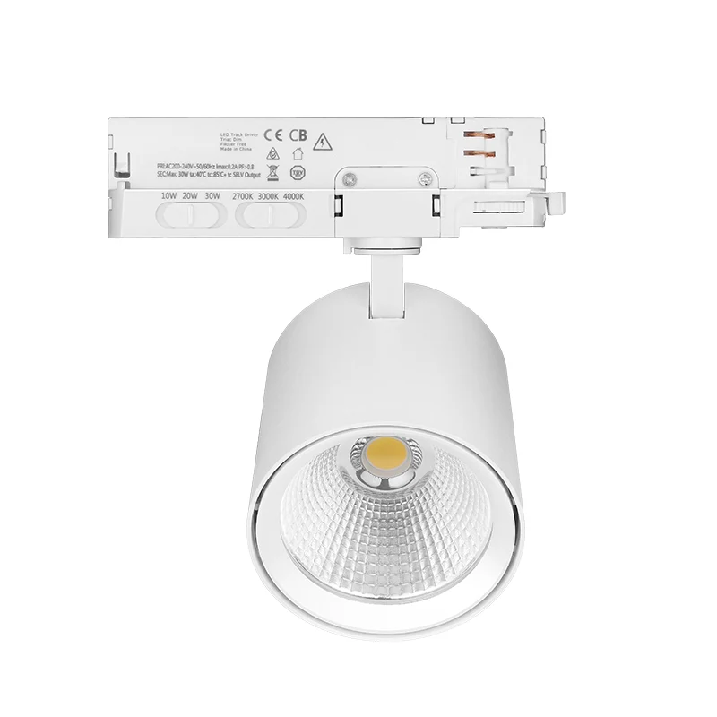 3-Fase Railspot | KONE | 10W-20W-30W | Wit | Dimbaar | CCT-Switch