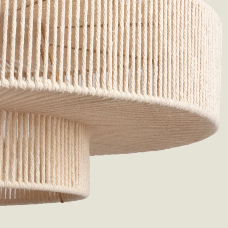 Japandi Pendelleuchte Beige ALMA