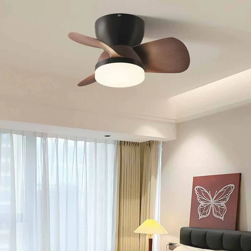 3-Blade Ceiling Fan Light Wood Grain, 3 Colors