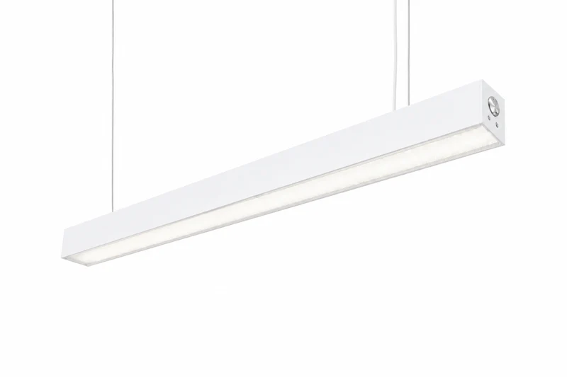 LED Linear Büroleuchte | QUANTORE | 24 Watt | 112 CM | DIMMBAR mit Knopf | Weiß | UGR19 | Premium-Serie